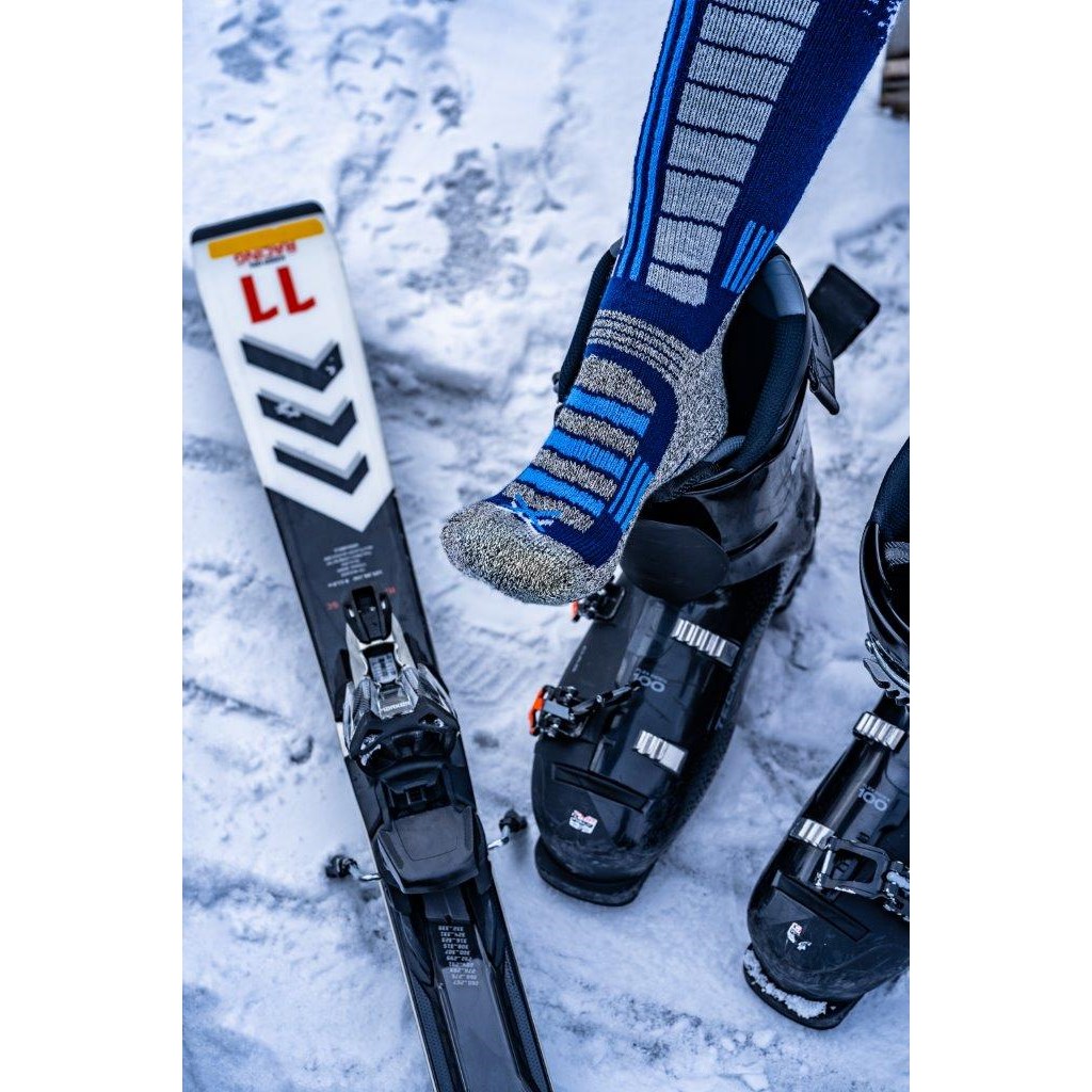 Podkolenky zimní lyžařské CARVING tmavě modré VoXX 122222 L-11