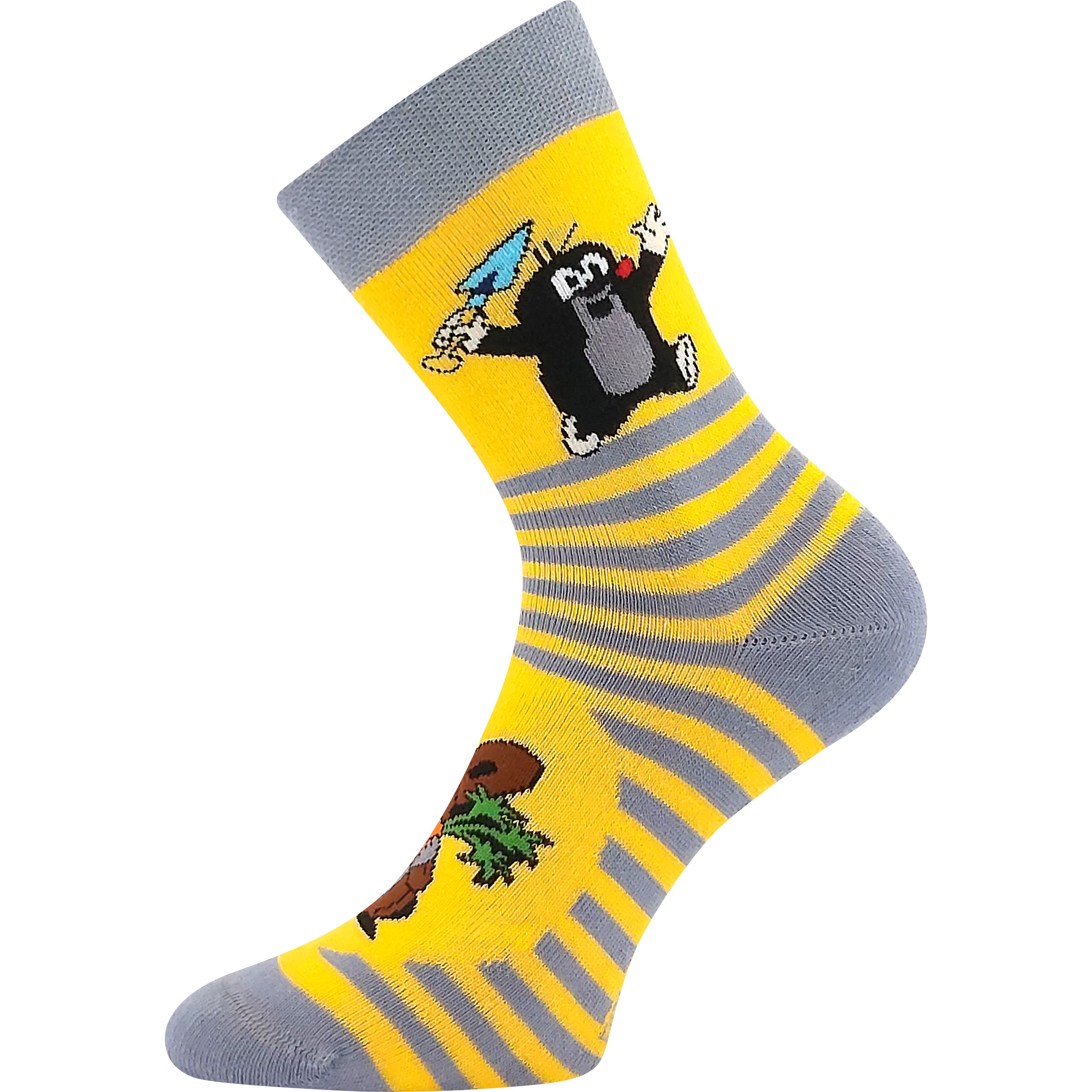 Ponožky dětské froté KRTEK obrázkové chlapecké (3 páry) BOMA 126338 L-11