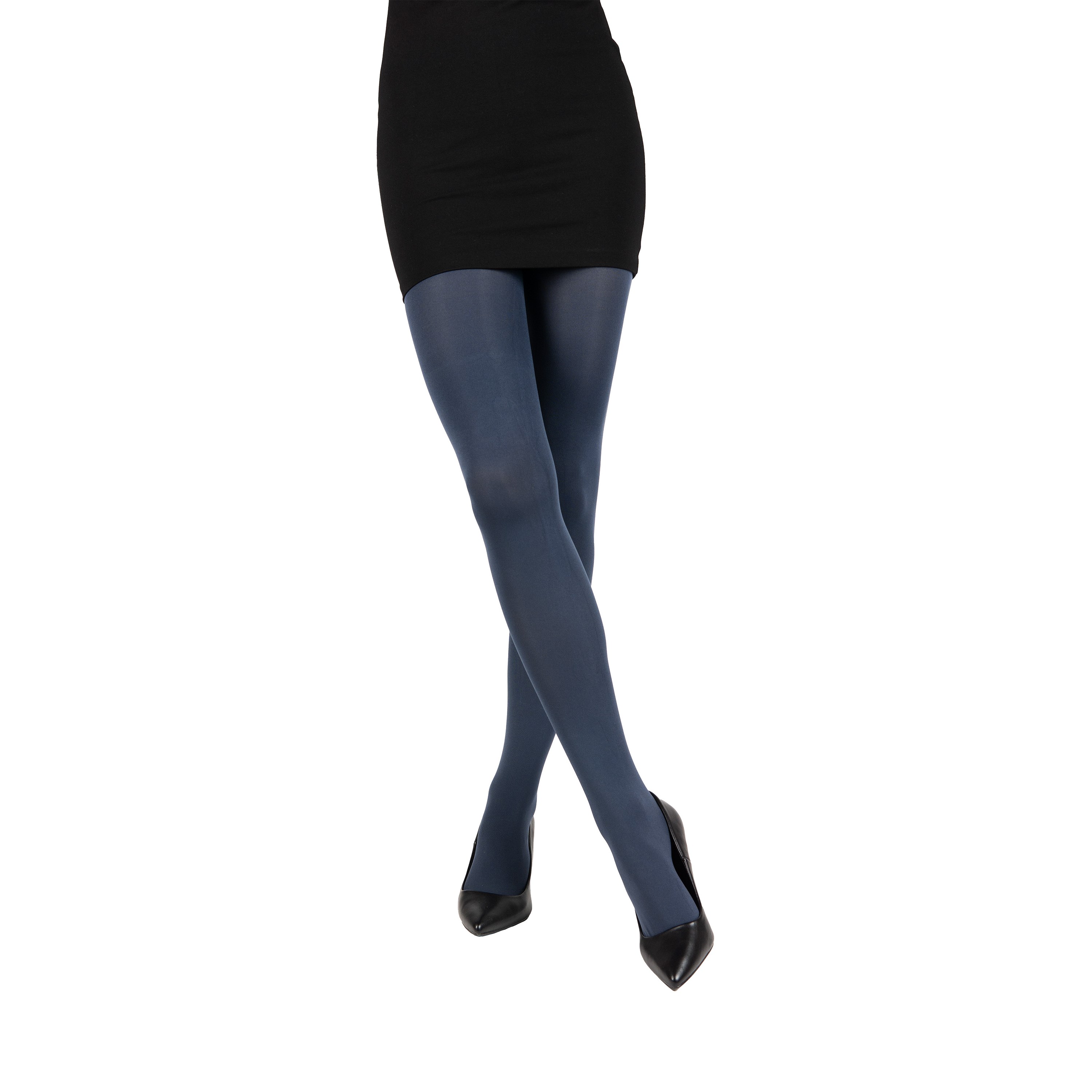 Punčochové kalhoty silné MICRO tights BLACK IRIS Lady B 123610 L-11