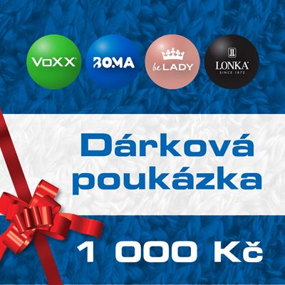FUSKI dárkový poukaz v hodnotě 1000 Kč