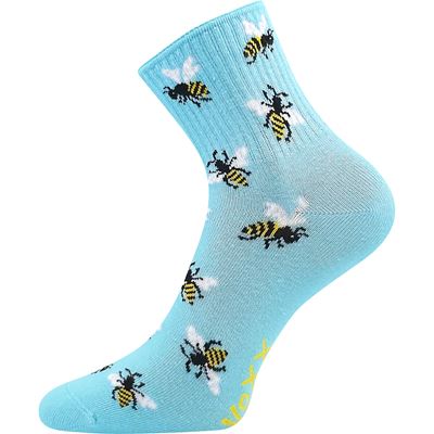 Ponožky dámské letní AGAPI s obrázky VČELEK