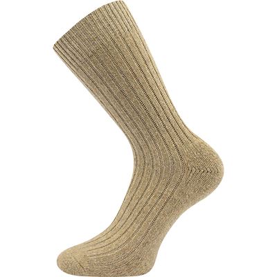 Ponožky zimní vlněné ALJAŠKA camel
