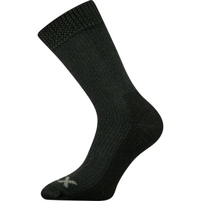 Ponožky zimní thermo ALPIN z merino vlny TMAVĚ ŠEDÉ