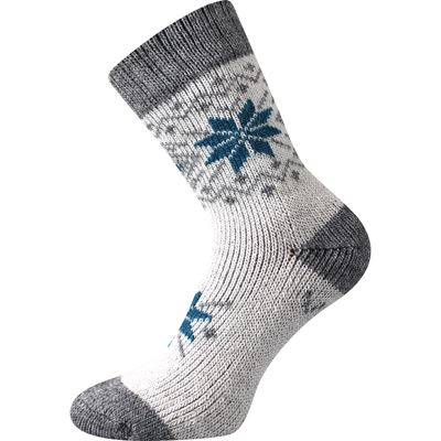 Ponožky silné zimní ALTA z merino vlny a alpaky VZOR C