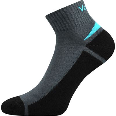 Ponožky sportovní ASTON s ionty stříbra TMAVĚ ŠEDÉ