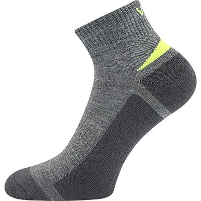 Ponožky sportovní ASTON s ionty stříbra SVĚTLE ŠEDÉ