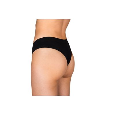 Kalhotky dámské BAMBOO SEAMLESS 006 bambusové BLACK (černé)
