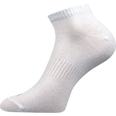 Ponožky bavlněné sportovní BADDY A nízké 3pack BÍLÉ