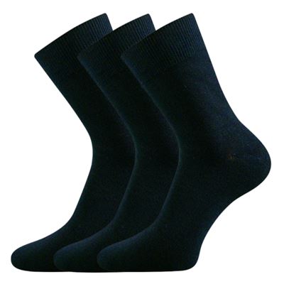 Ponožky klasické bambusové BADON-A tmavě modré (3 páry)