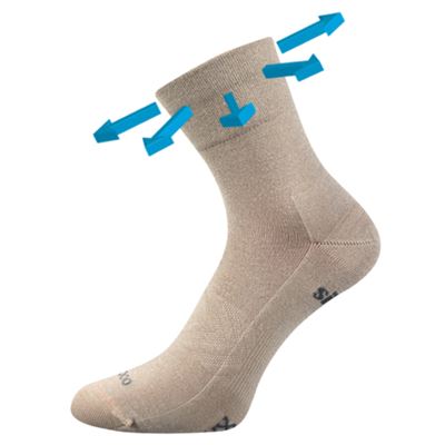 Ponožky sportovní bambusové BAERON béžové