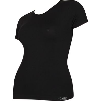 Tričko spodní dámské bambusové BAMBOO SEAMLESS 014 bezešvé BLACK (černé)