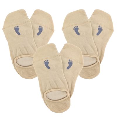 Ponožky anatomicky tvarované BAREFOOT SNEAKER neviditelné BÉŽOVÉ