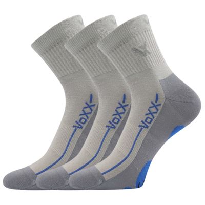 Ponožky anatomicky tvarované BAREFOOT světle šedé (3 páry)