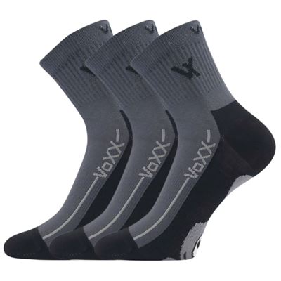 Ponožky anatomicky tvarované BAREFOOT tmavě šedé (3 páry)