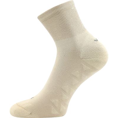 Ponožky sportovní bambusové BENGAM s masážním chodidlem BÉŽOVÉ