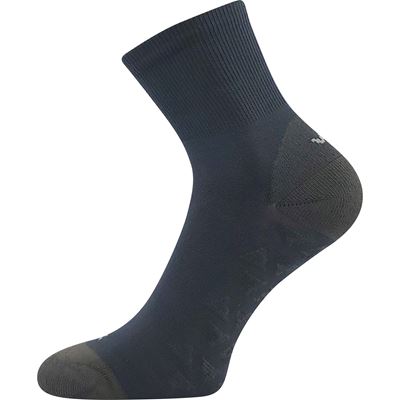 Ponožky sportovní bambusové BENGAM s masážním chodidlem TMAVĚ ŠEDÉ