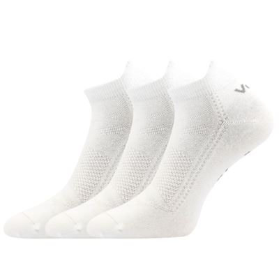 Ponožky krátké bambusové BLAKE bílé (3 páry)