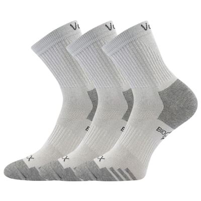 Ponožky sportovní z BIO bavlny BOAZ světle šedé