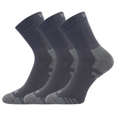 Ponožky sportovní z BIO bavlny BOAZ tmavě šedé