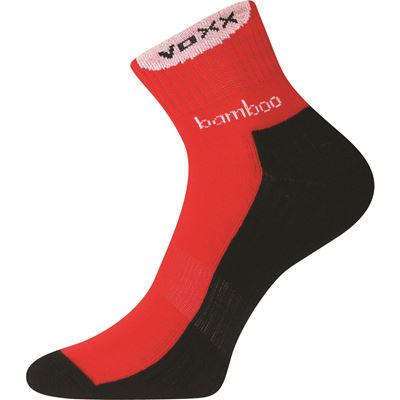 Ponožky bambusové sportovní BROOKE červené