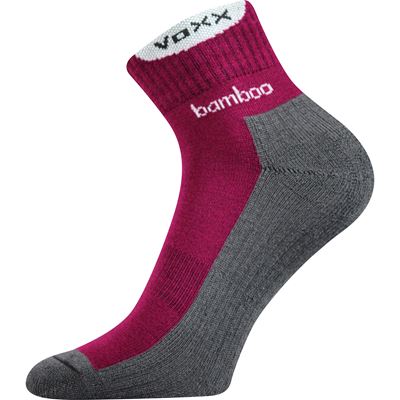 Ponožky bambusové sportovní BROOKE fuxia