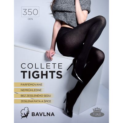 Punčochové kalhoty COLLETE tights 350 DEN extra silné NERO (černé)