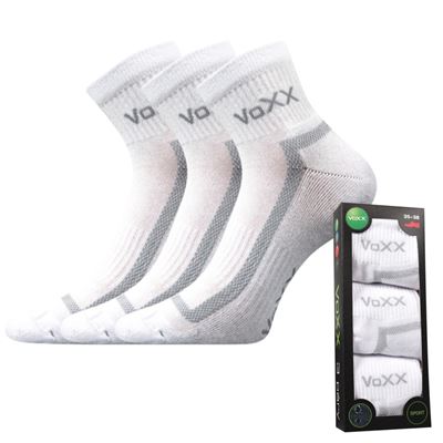 Ponožky sportovní CADDY B bavlněné 3pack BÍLÉ