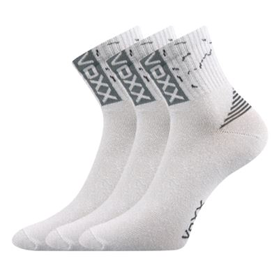 Ponožky bavlněné sportovní CODEX světle šedé (3 páry)