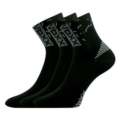 Ponožky bavlněné sportovní CODEX černé (3 páry)