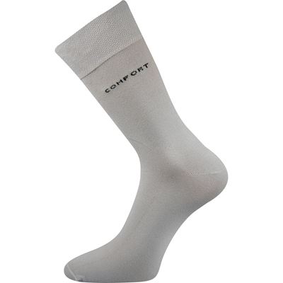 Ponožky pánské společenské COMFORT světle šedé