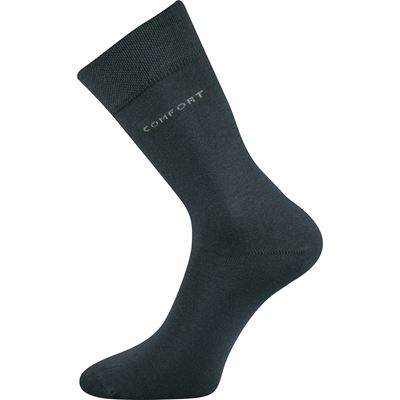 Ponožky pánské společenské COMFORT tmavě šedé