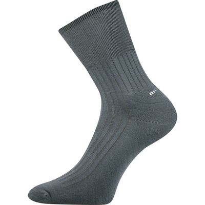 Ponožky medicine CORSA s jemným lemem TMAVĚ ŠEDÉ
