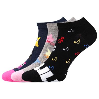 Ponožky krátké letní DEDON mix E (3 páry)