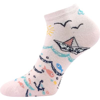 Ponožky dětské krátké DEDONIK letní DÍVČÍ mix D (3 páry)