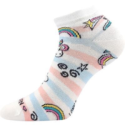 Ponožky dětské krátké DEDONIK letní DÍVČÍ mix F (3 páry)