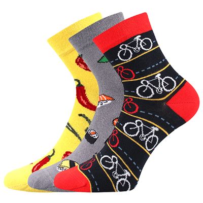 Ponožky bavlněné letní DEDOT mix C (3 páry)
