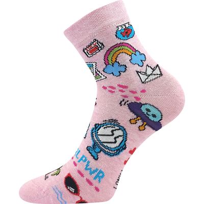 Ponožky dětské DEDOTIK letní DÍVČÍ mix D (3 páry)