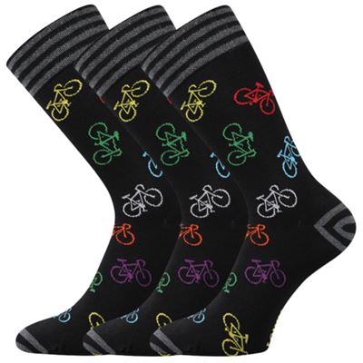 Ponožky pánské vtipné DEPATE s obrázky BIKE