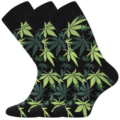 Ponožky pánské vtipné DEPATE s obrázky TRÁVY