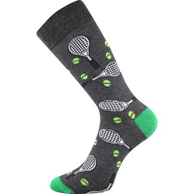 Ponožky pánské vtipné DEPATE s obrázky TENIS