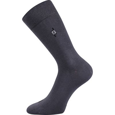Ponožky pánské společenské DESPOK tmavě šedé