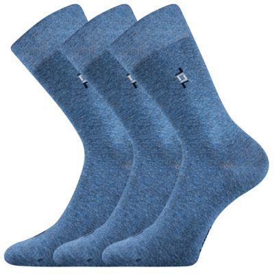 Ponožky pánské společenské DESPOK jeans melé