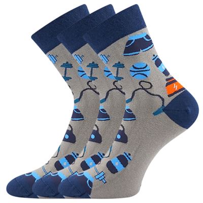 Ponožky společenské vtipné DEVIVE s obrázky GYM