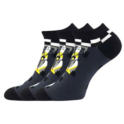 Ponožky barevné DEWOW s obrázky FORMULE