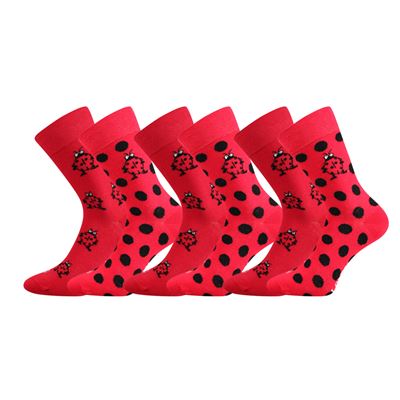 Ponožky trendy párované 1+1 DOBLE s obrázky BERUŠEK