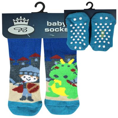 Ponožky kojenecké párované 1+1 DORA ABS chlapecké