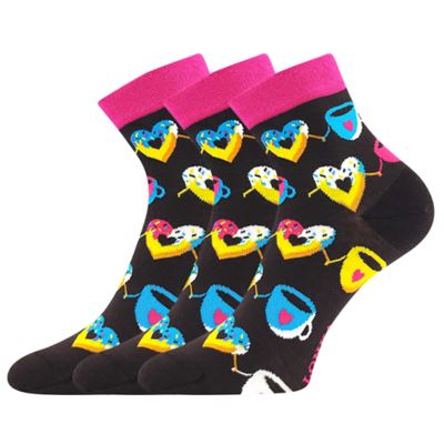 Ponožky vtipné DORWIN s obrázky DONUTŮ