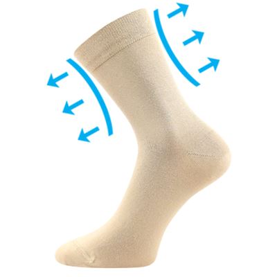 Ponožky medicine bavlněné DRMEDIK béžové