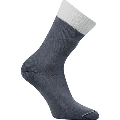 Ponožky dvouvrstvé thermo z merino DUALIX se stříbrem BÍLÉ