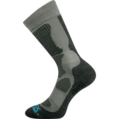 Ponožky thermo sportovní ETREX světle šedé